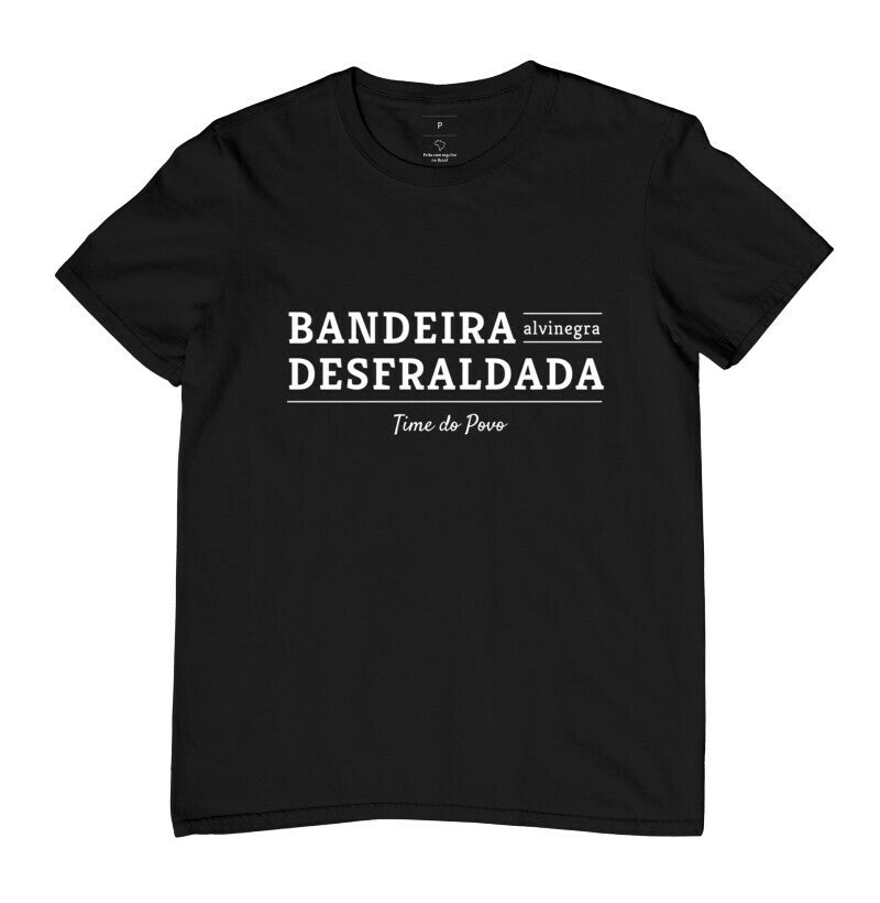 Camiseta brasil bandeira preta - PRESENTE-BRINDE - Outros Moda e